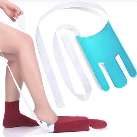 Crease-free Sock Aid Device for Elderly